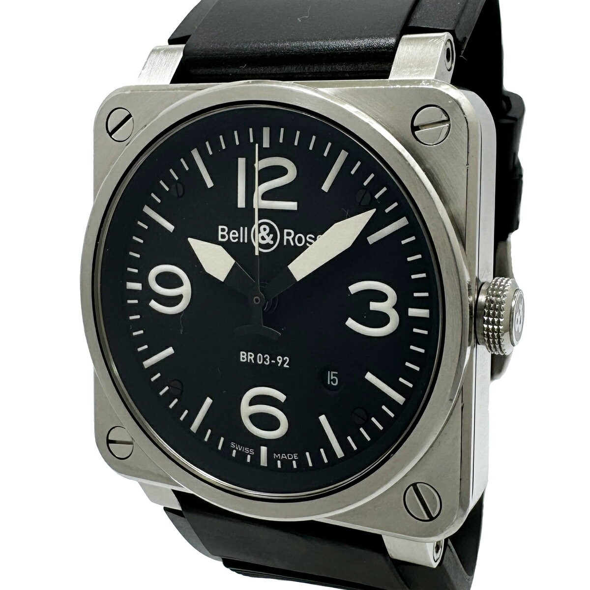Bell & Ross Aviation BR03-92-S Automatic Date Black Dial Men’s Watch #A878