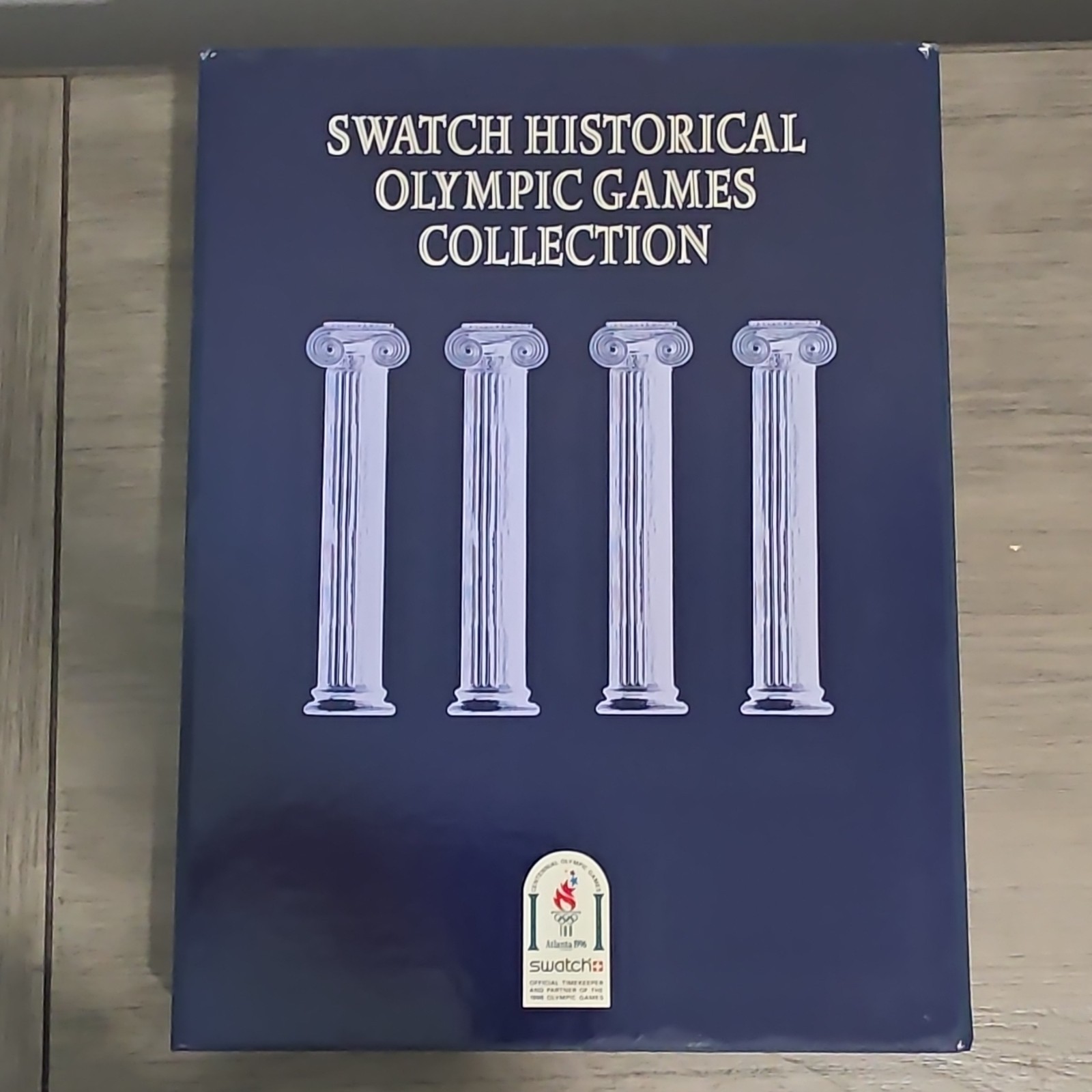 Swatch Historical Olympic Games Collection Quartz Analog Watch Box & Manual