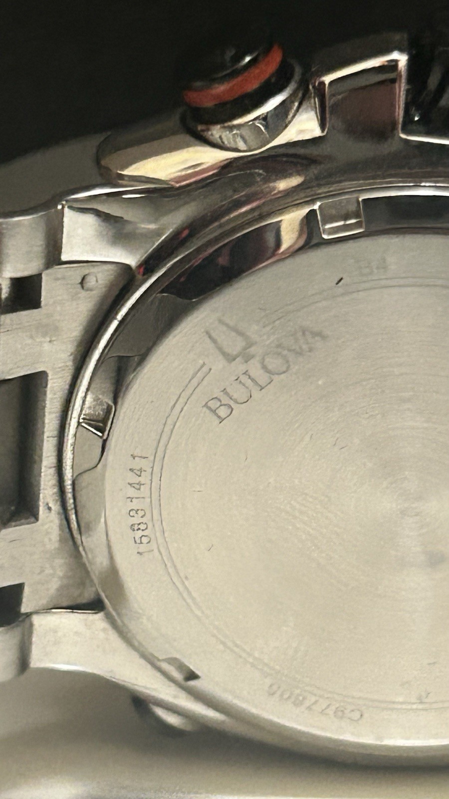 Bulova Precisionist Chronograph Tachymeter Date Black Dial SS 300m 48mm