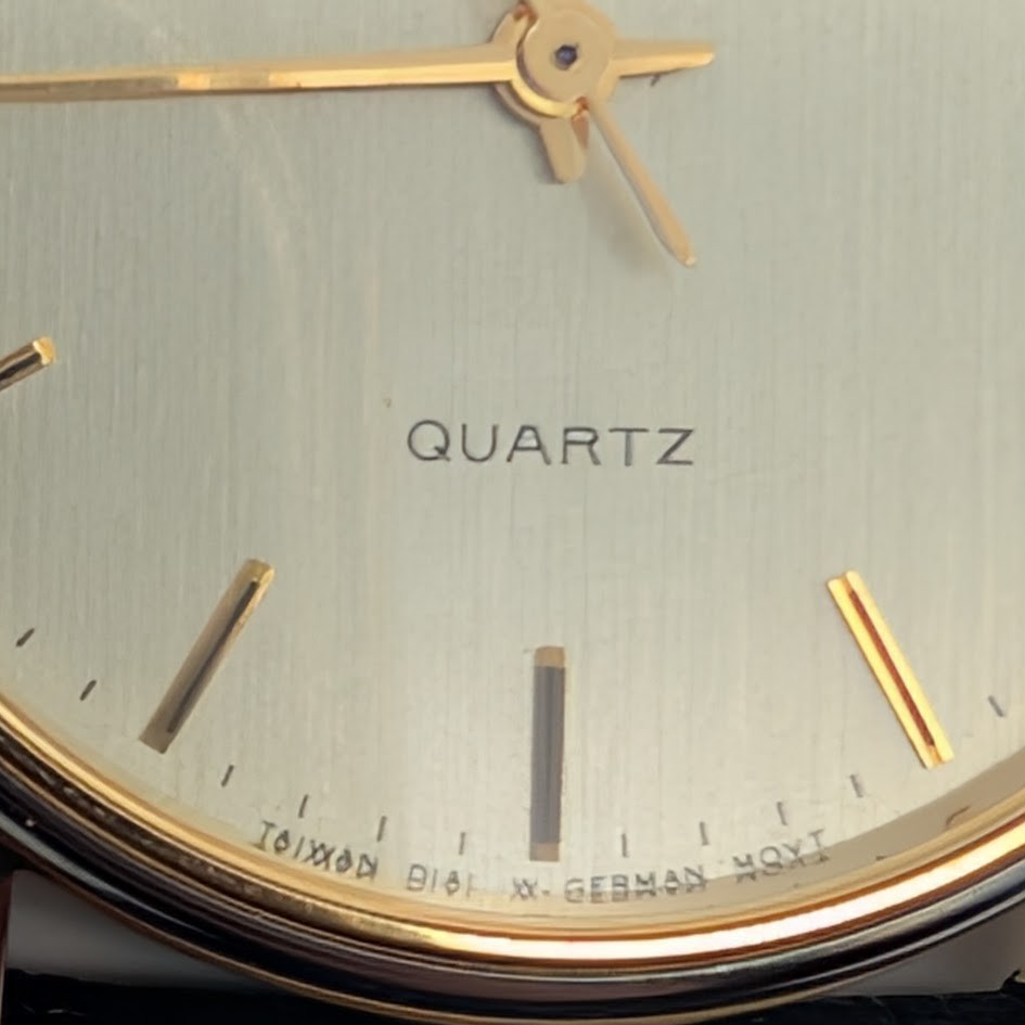 Helbros Quartz Watch 31mm – Gold Tone – W. Germany Movement – Running
