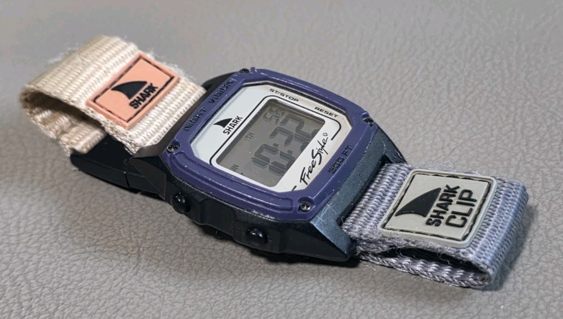Freestyle Shark Classic Clip Purple / Black Tan Watch FS101136