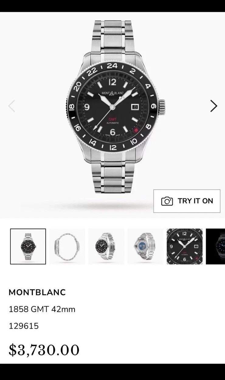 Montblanc 1858 GMT 129615