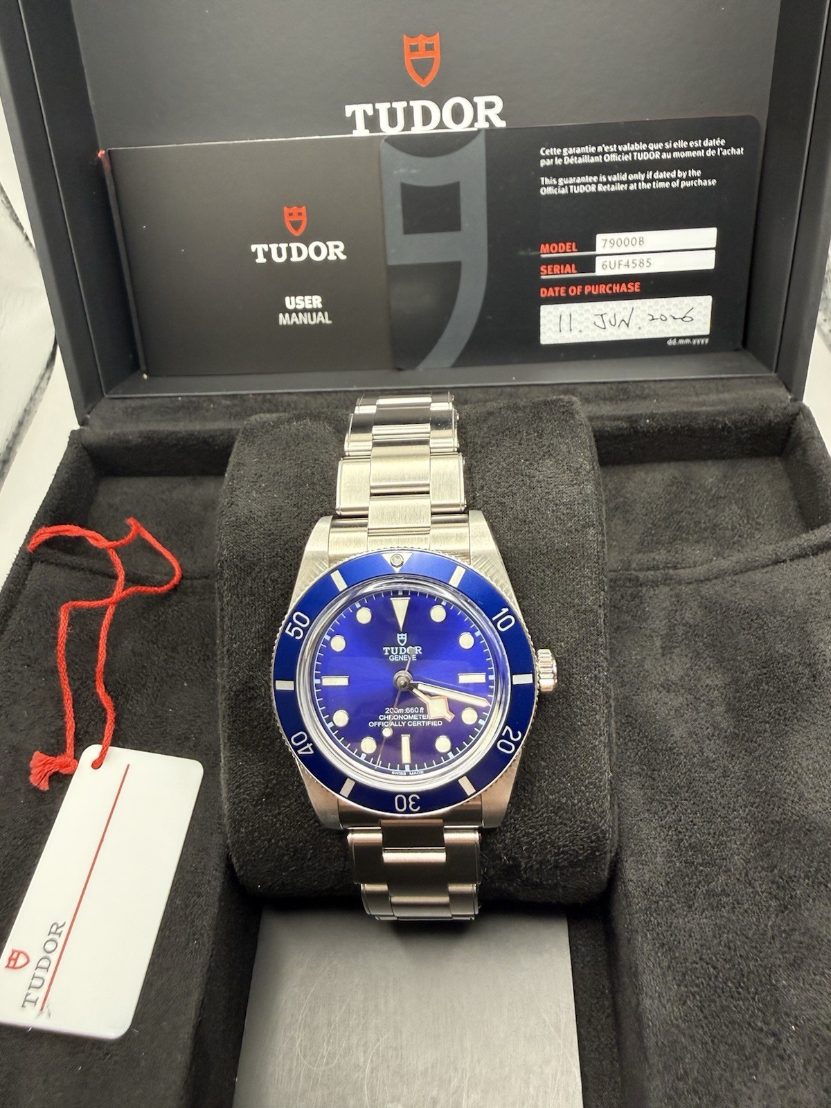 Tudor Black Bay 54 Blue 79000B NEW 2026 Full Set Box Papers Warranty 37mm