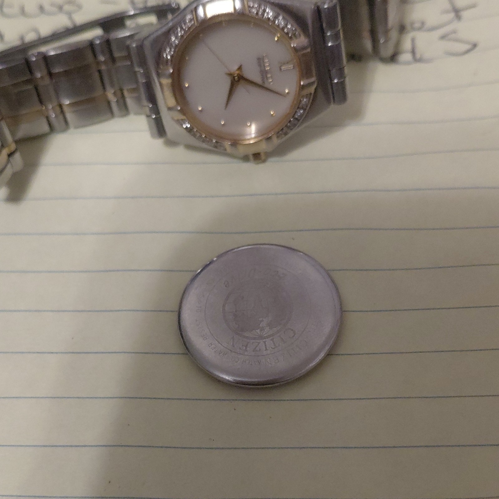 Citizen Eco-Drive Women’s Two-Tone Bracelet Watch, Diamond Bezel