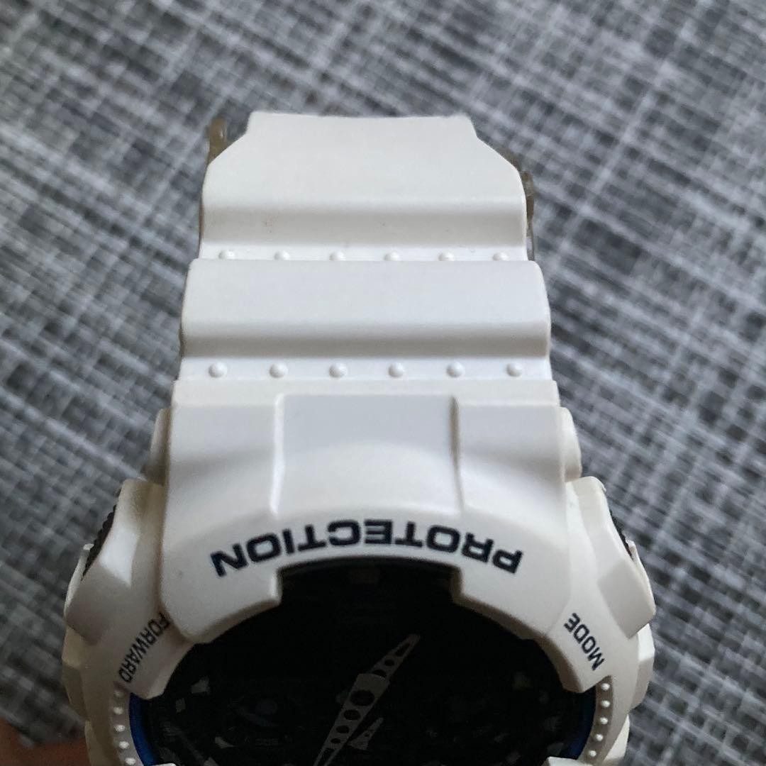 CASIO G-SHOCK GA-100B-7AJF White Ana-Digi Watch