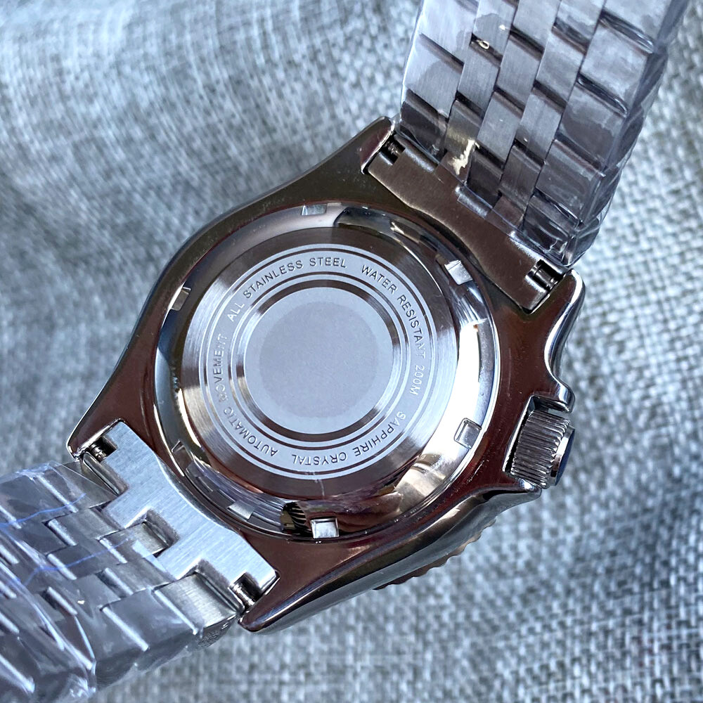20ATM Diver Tandorio 41mm NH35A Men Watch Sapphire Glass Date Luminous
