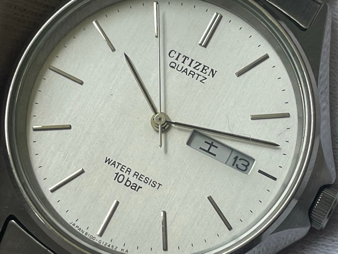 Citizen G100-G03685K Quartz Watch wrist 18.5cm/7.3in Analog Timepiece