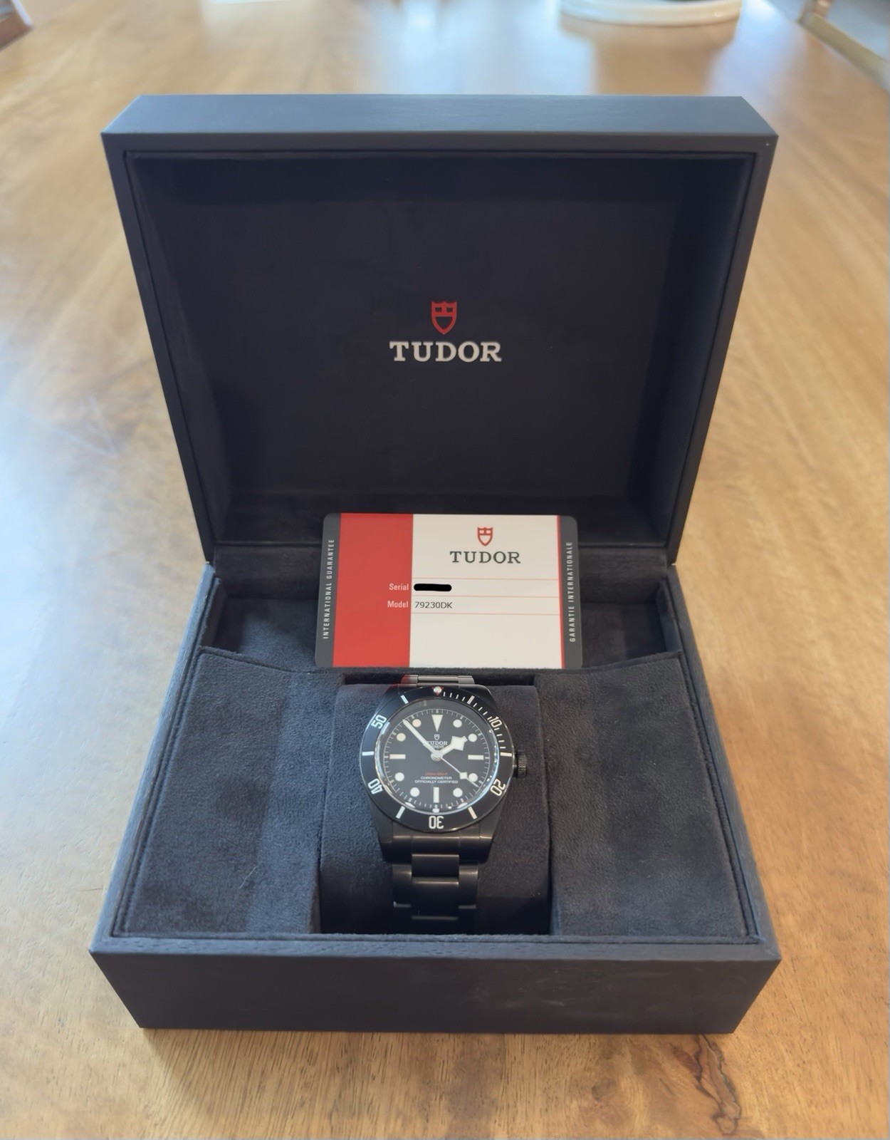 Tudor Black Bay Dark 41mm Black PVD StainlssSteel FreshlyServiced! M79230DK-0005