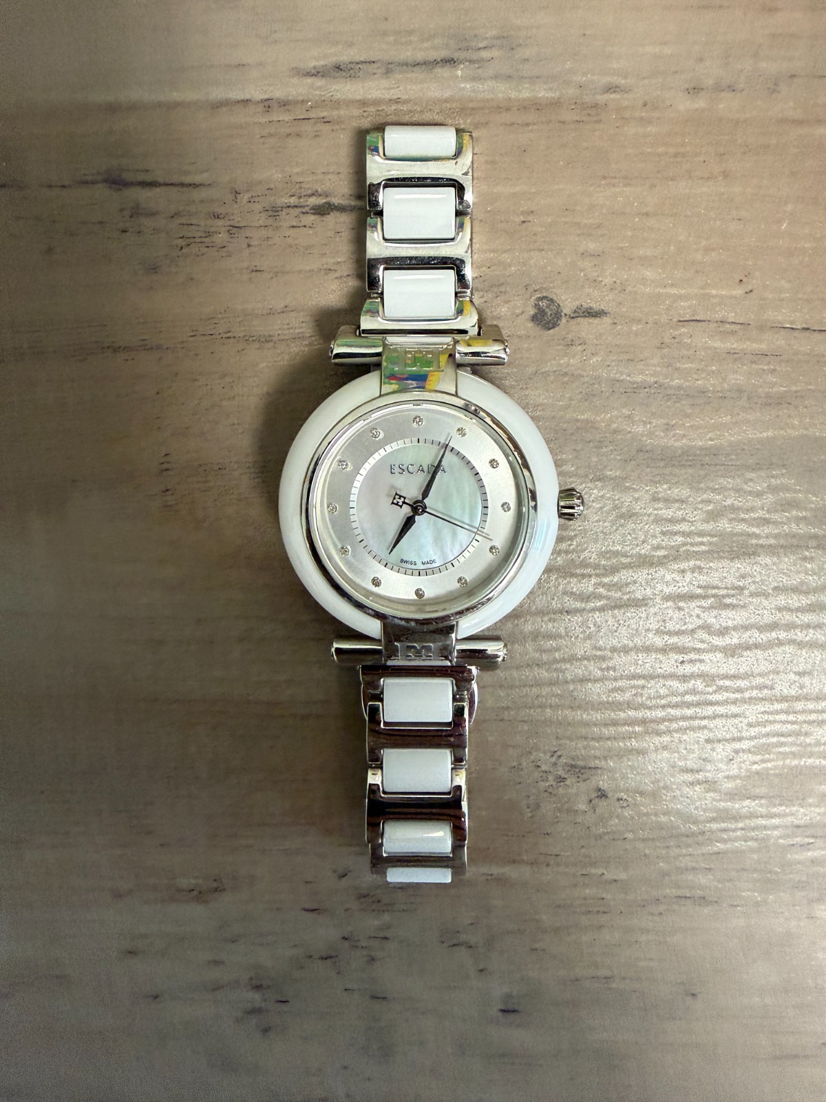 Escada Lauren E2130000 Swiss Made White Ceramic Women’s Watch