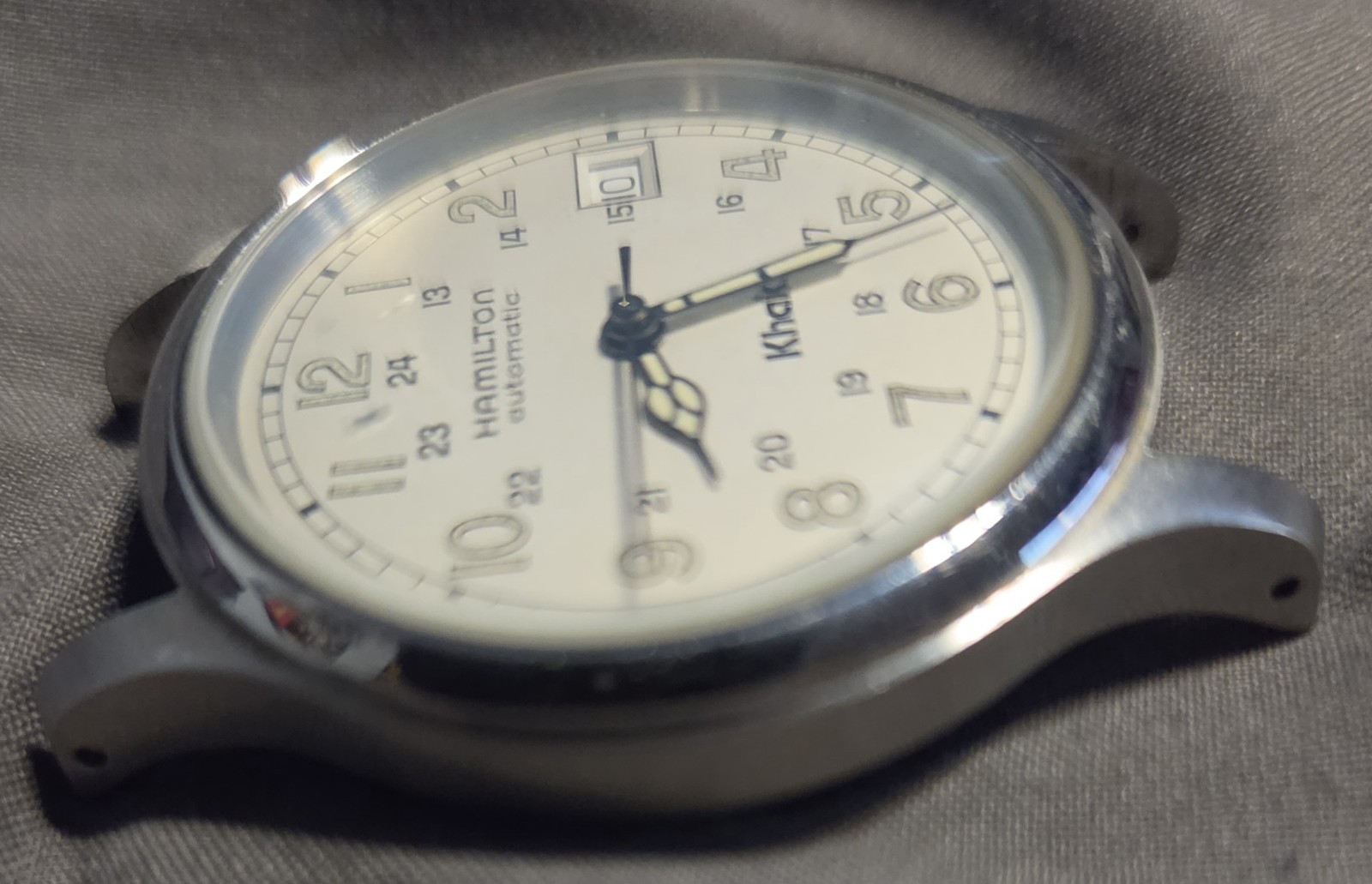 Men’s Hamilton Khaki 9721B White Dial Day Automatic Watch 36mm