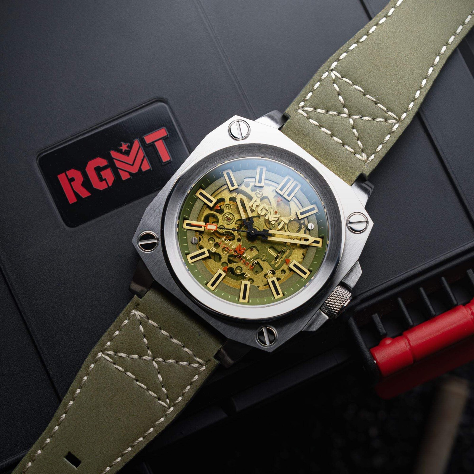 RGMT Altimeter Stainless Steel 46mm Automatic Wristwatch RG-8064-06