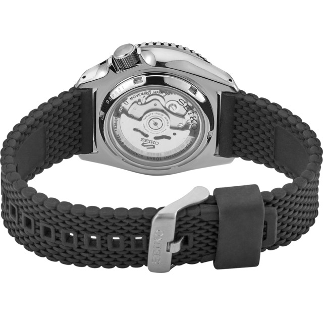 NEW Seiko 5 Blue Dial SRPD93 Automatic Rubber Strap Watch (WARRANTY)