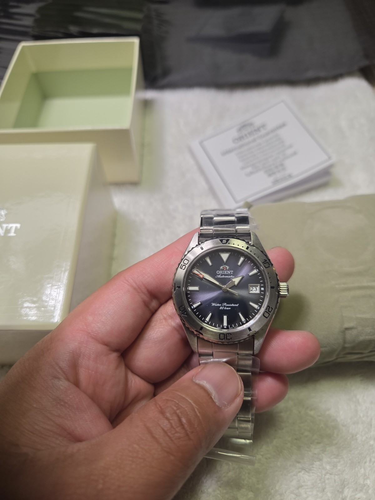 Orient Mako Diver | Automatic | 40mm Blue Dial W/R 200m | Box & Papers