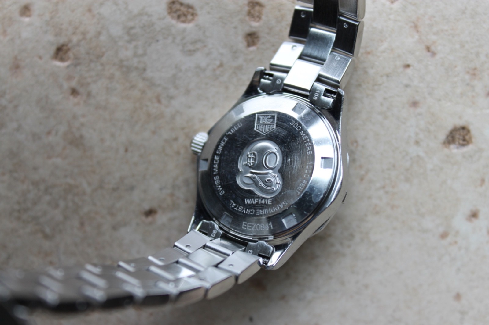 TAG Heuer WAF141E.BA0823 Womens Aquaracer Series Quartz Watch Gray Silver 300M