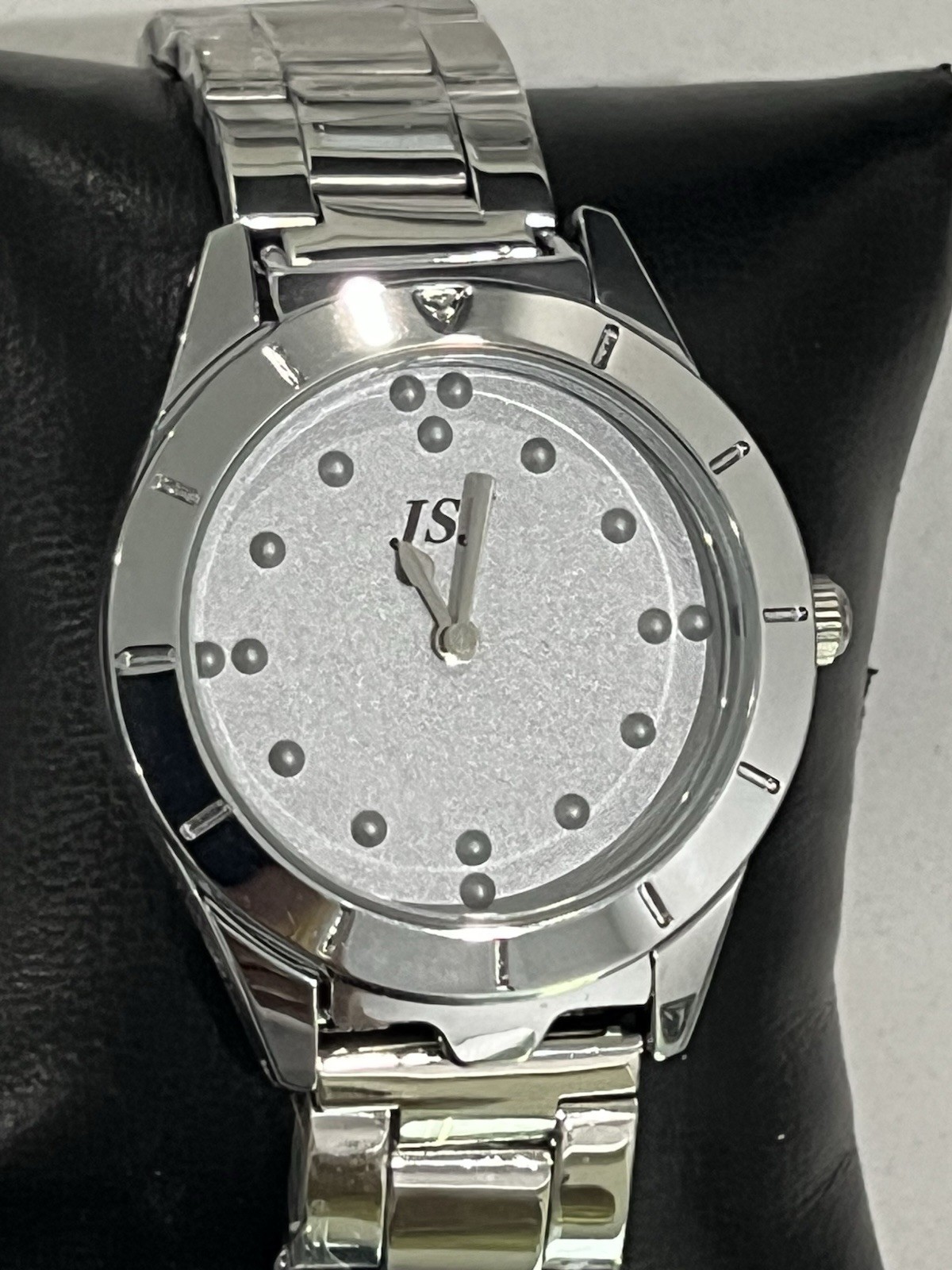Braille watch, 38.5 mm with stickers and box