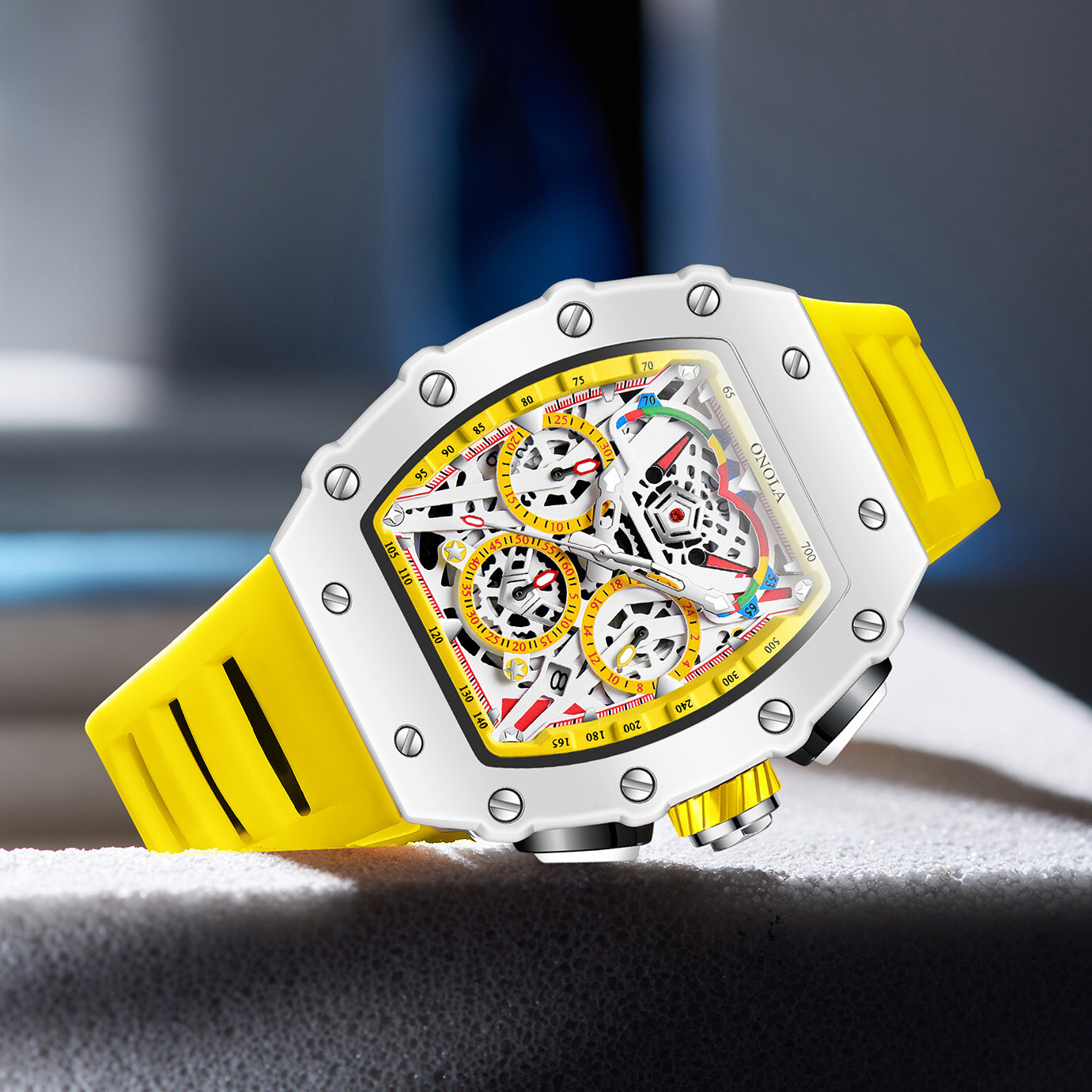 ONOLA Men’s Quartz Watch Waterproof Multi-Function Fashion Wristwatch