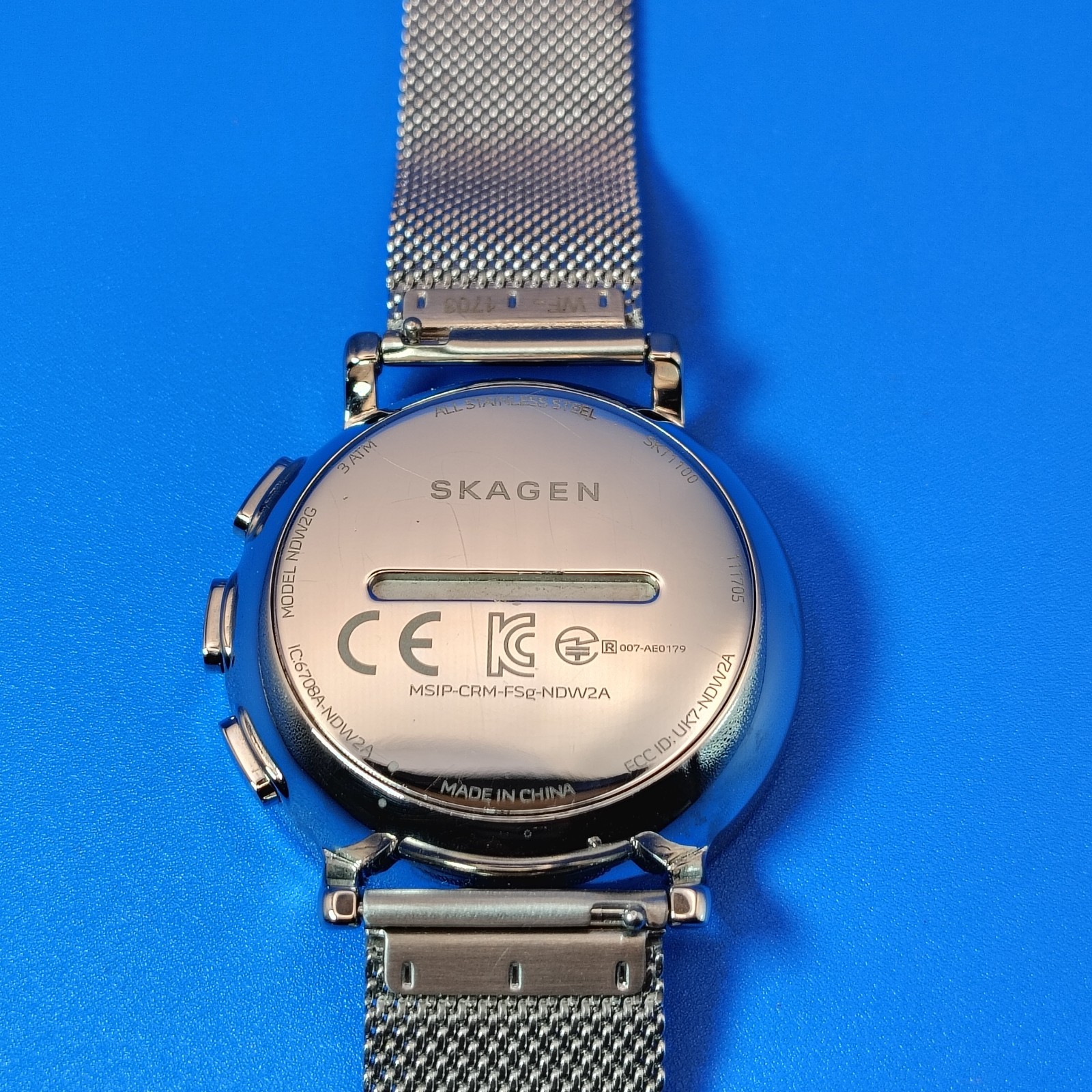 Retro 2017 Skagen Connect Hybrid Quartz Mens 42mm SMRT Watch W/ App Full Set