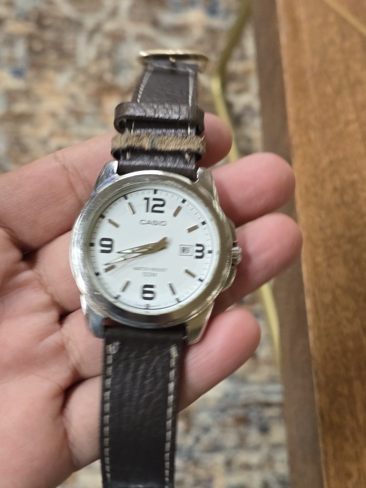 Casio Men’s Classic Quartz Watch Classic Vintage Style Stainless Steel Watch