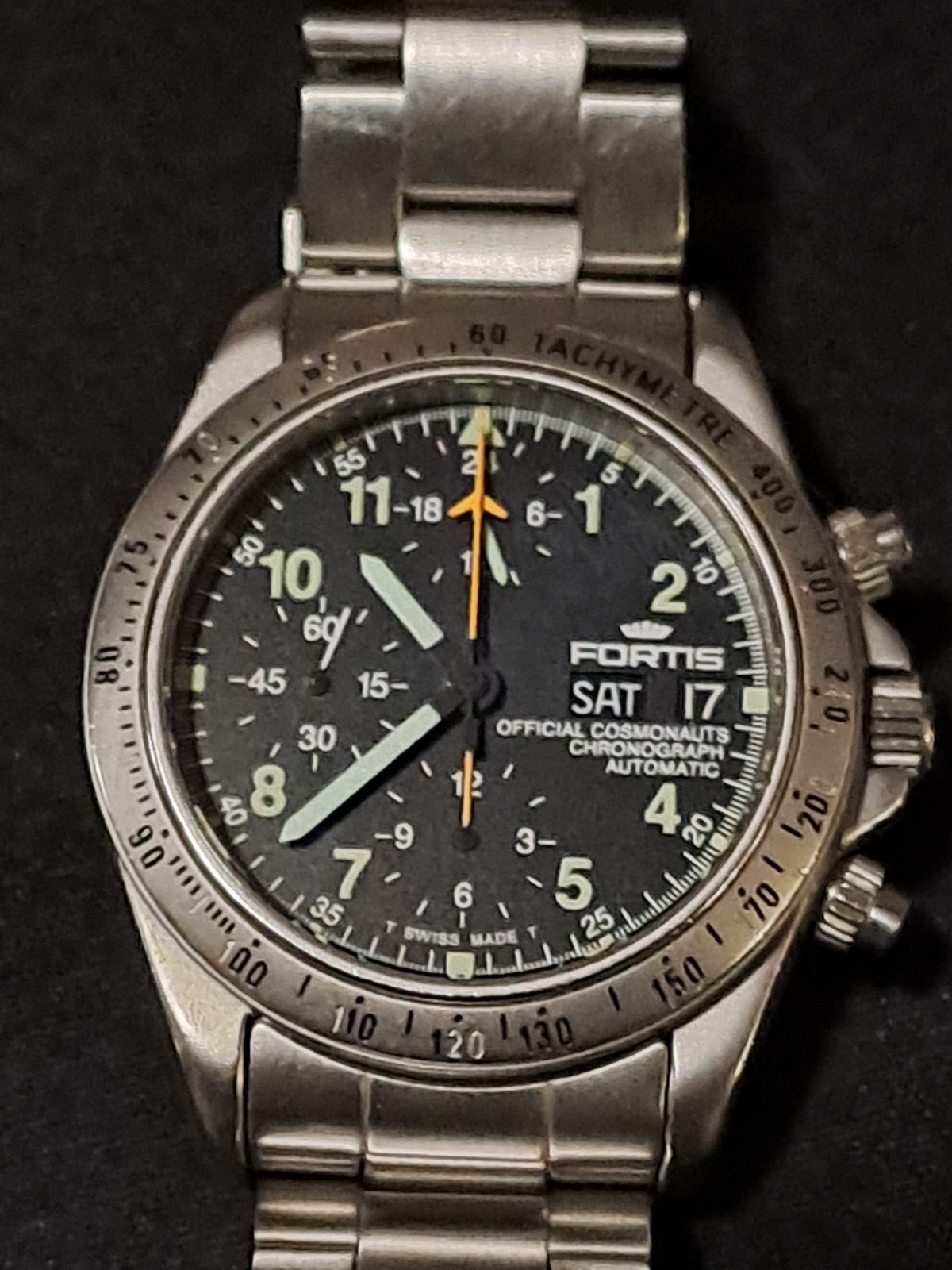 Fortis 602.22.142 Official Cosmonauts Cronograph Automatic Lemania 5100