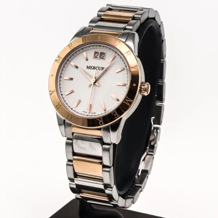 Mercury – Swiss Watch – ME340-SR-1 Swiss Quartz 36 mm ME340 50m (5 ATM, 169 ft)