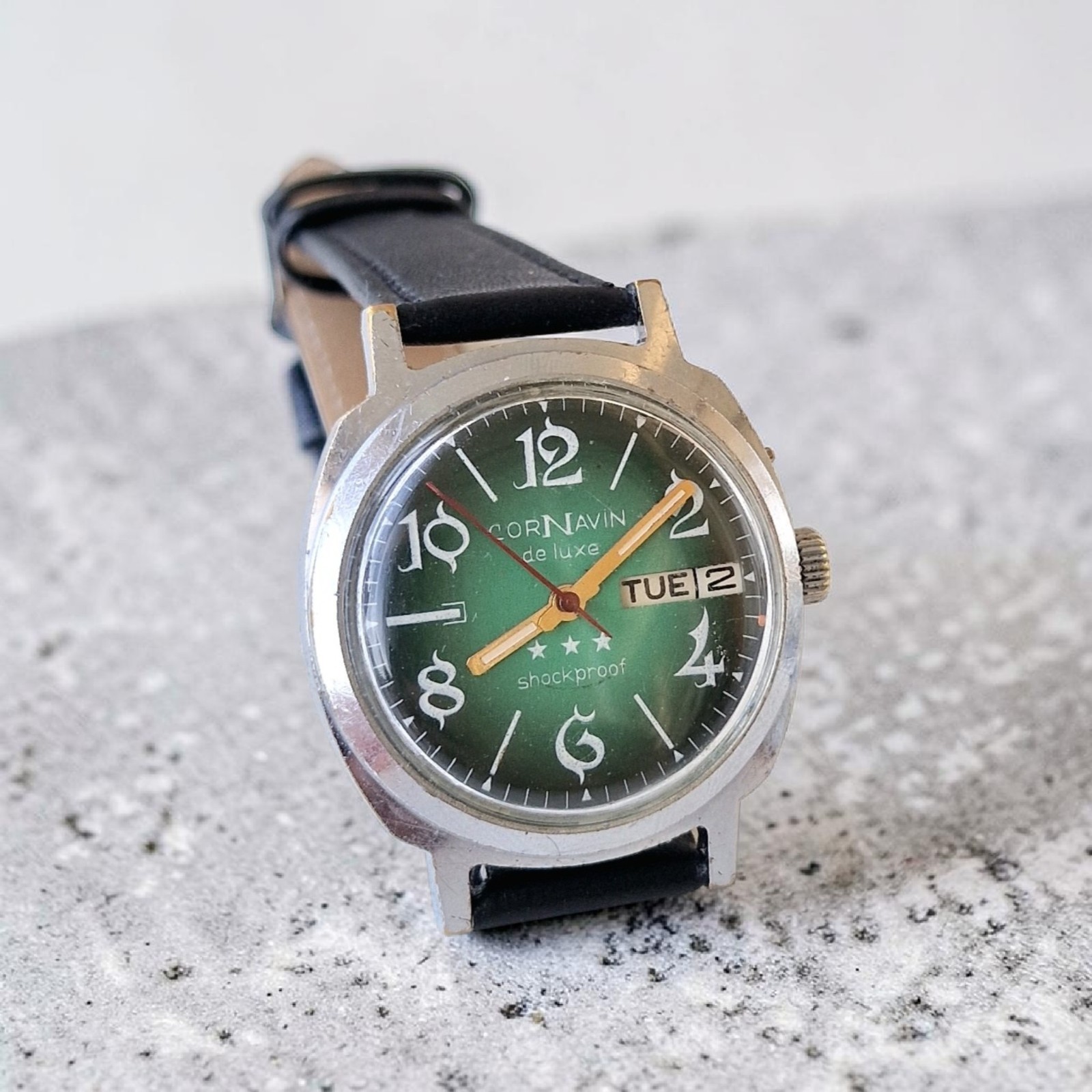 Rare Soviet Mechanical USSR mens watch CORNAVIN Slava 21 jewerly