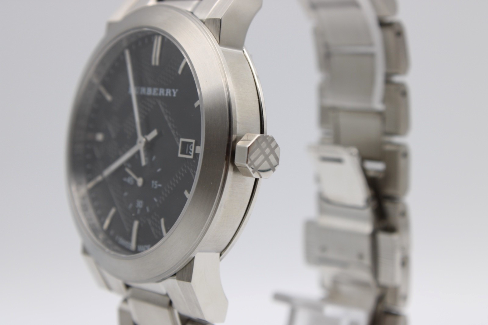 BURBERRY The City BU9901 Black Dial Stainless Steel Men’s Watch