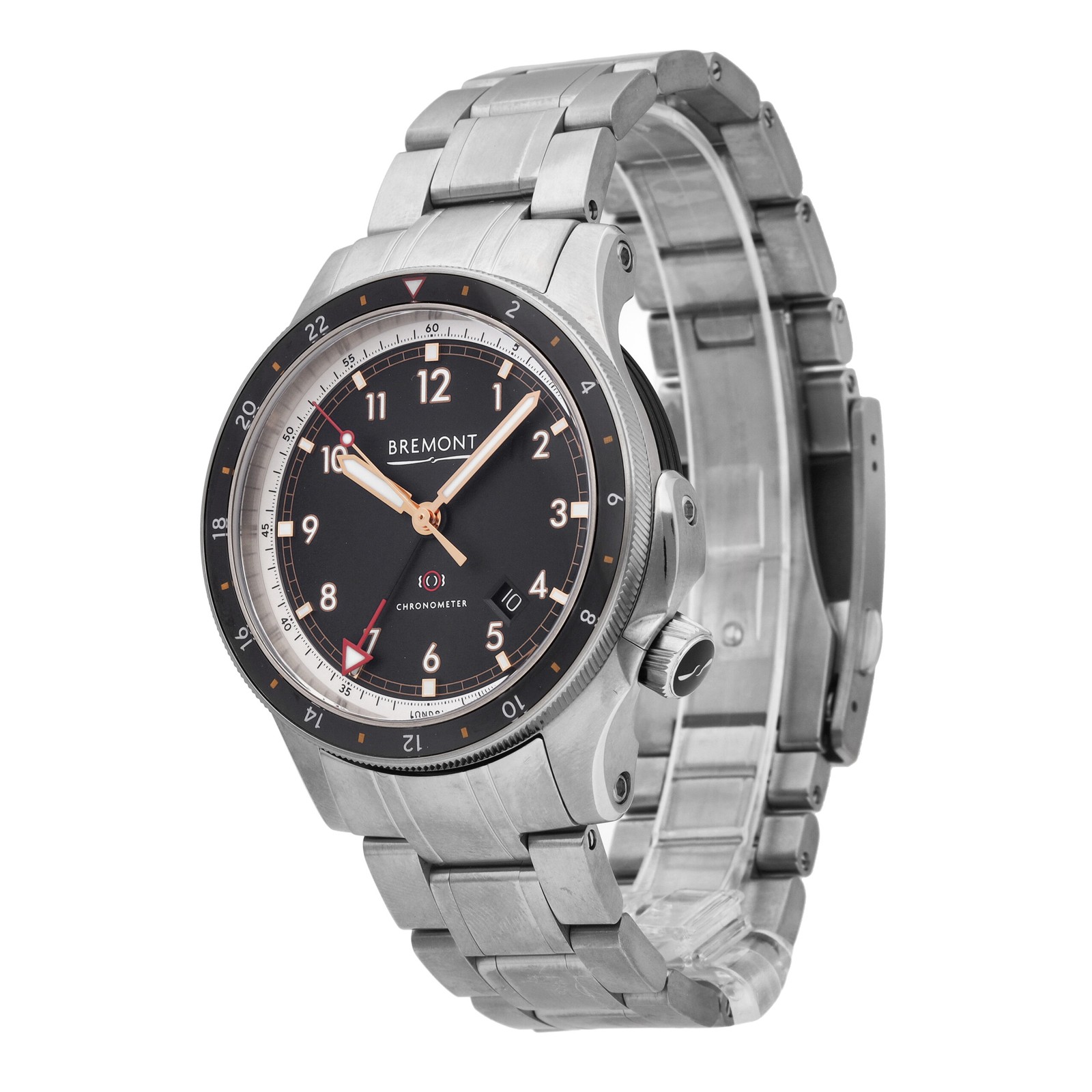 Bremont Ionbird Titanium Black Dial 43mm Auto Men’s Watch IONBIRDMODEL12020-B
