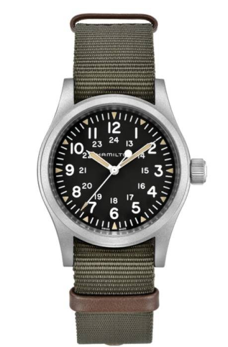 Hamilton Khaki Field Mechanical Green Mechanical Automatic Watch H69439931