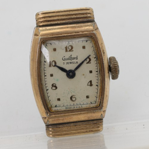 GUILDFORD TANK CAL. 62, 7j WRIST WATCH 24.2X39.1mm CASE FOR REPAIR (LG)
