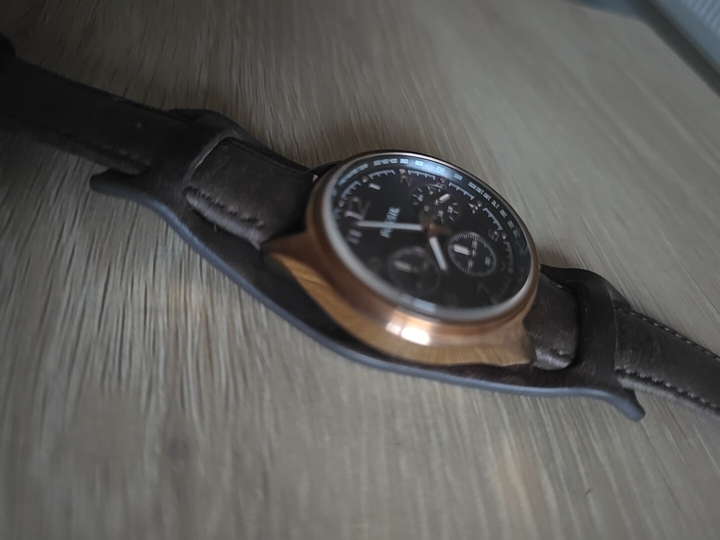 Fossil Flight Watch Watch CH2883 Stainless Steel Brown Leather Steap Quartz