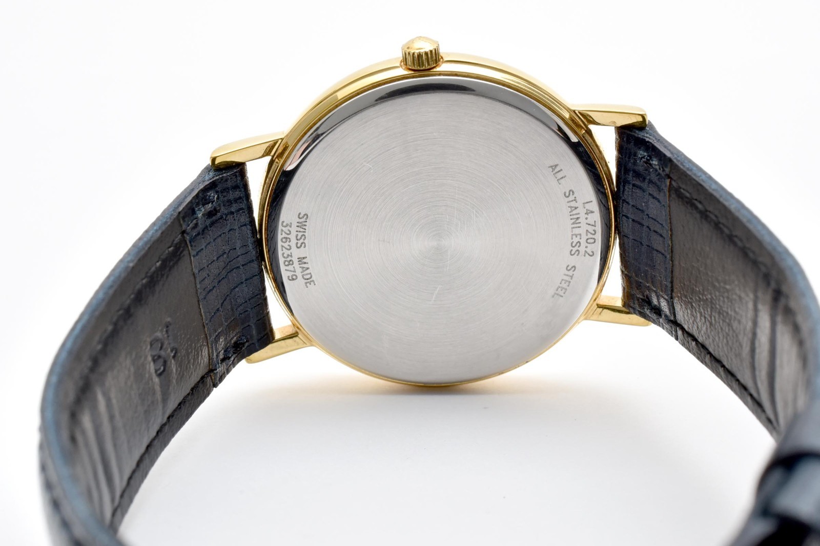 “N BELT” LONGINES Grande Classique L4.720.2 White Dial Qz Men Watch “Mint” JAPAN