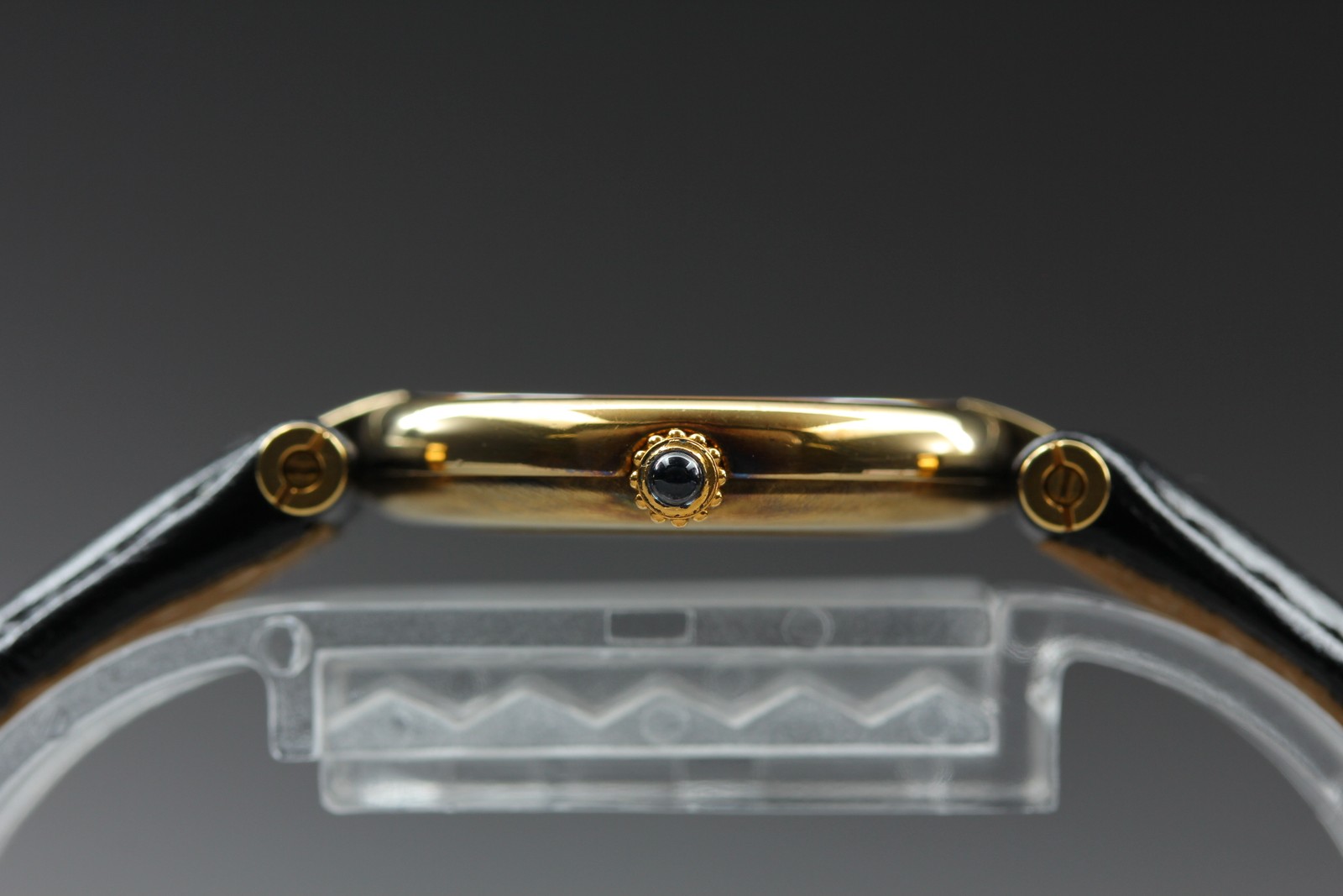 [Exc+5] Cartier Must de Vendome black dial 925 hallmark. From JAPAN