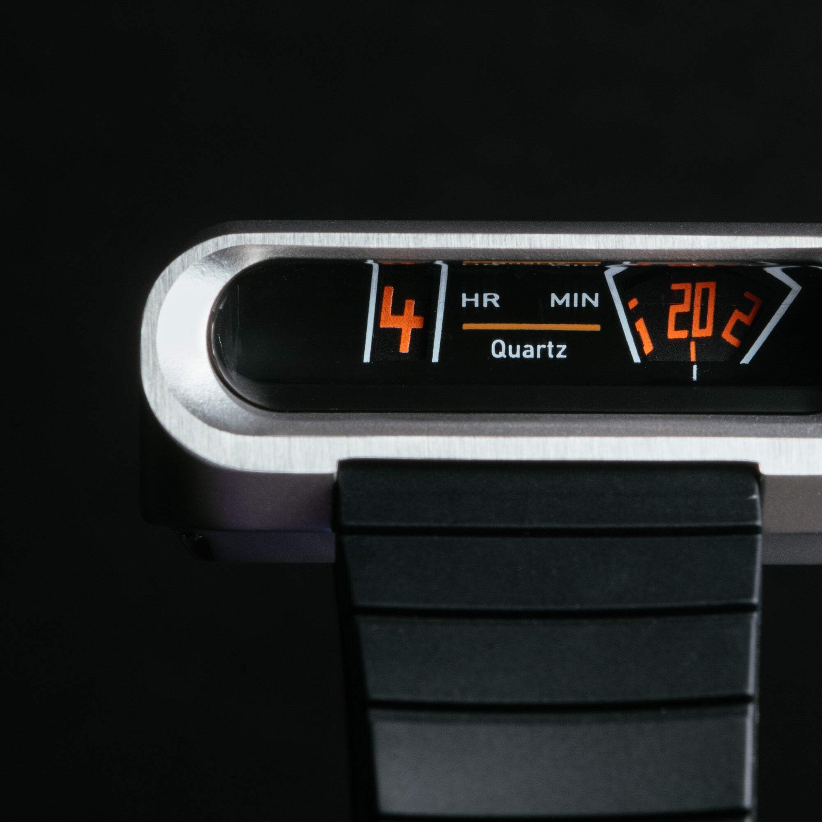 CA PCH Driver Jump Hour Brushed Silver Black