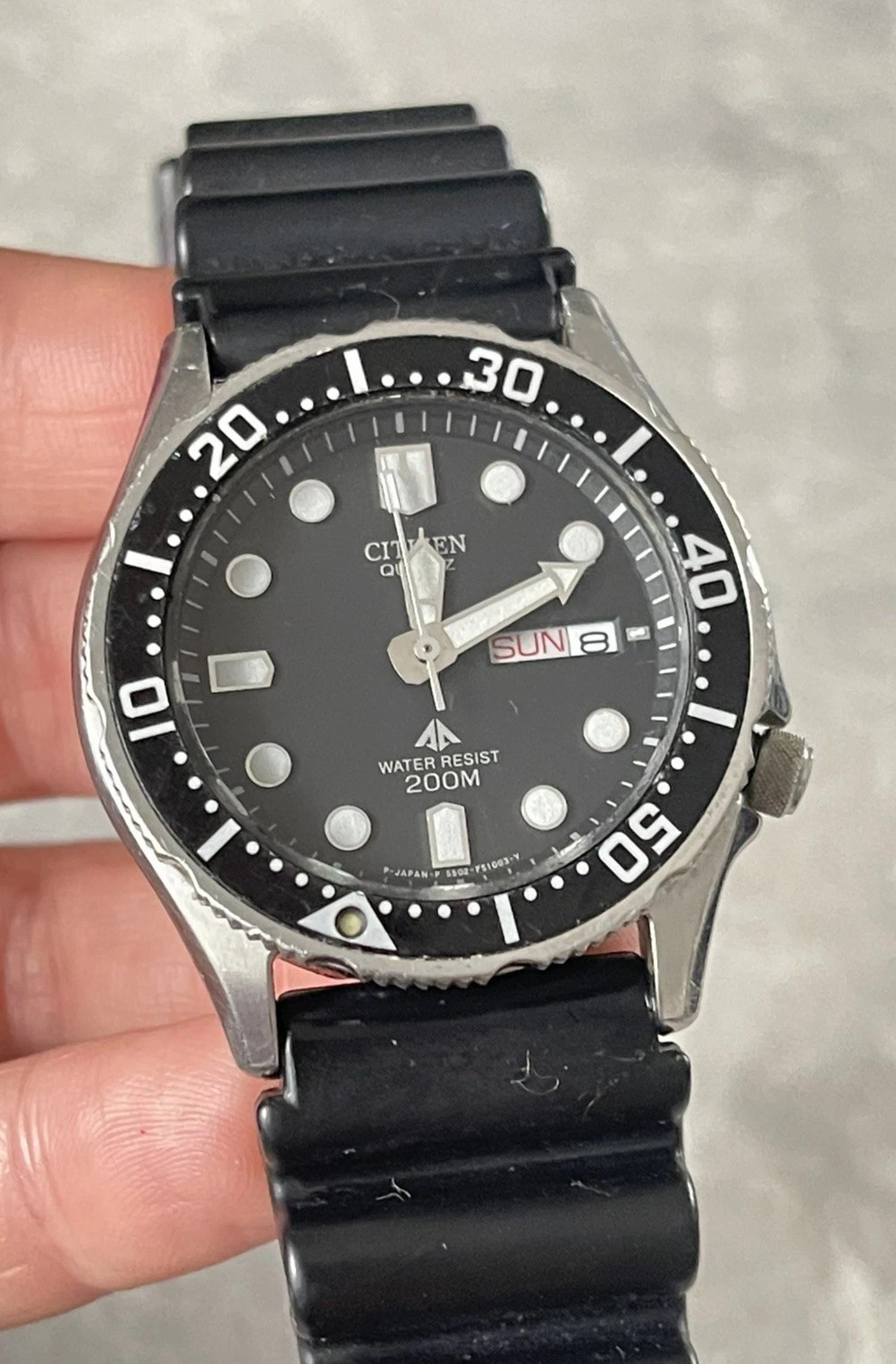 Vintage Citizen Promaster 5502-F50352 Quartz Dive Watch – VGC (See Description)