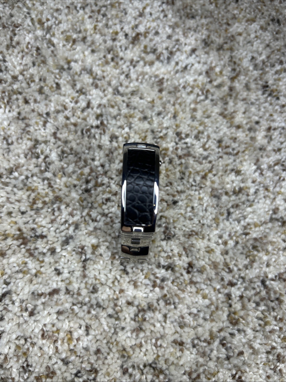 Women Fossil F2 Watch Es-1310 Silver Steel Case Bracelet Band 6.5 In New Battery