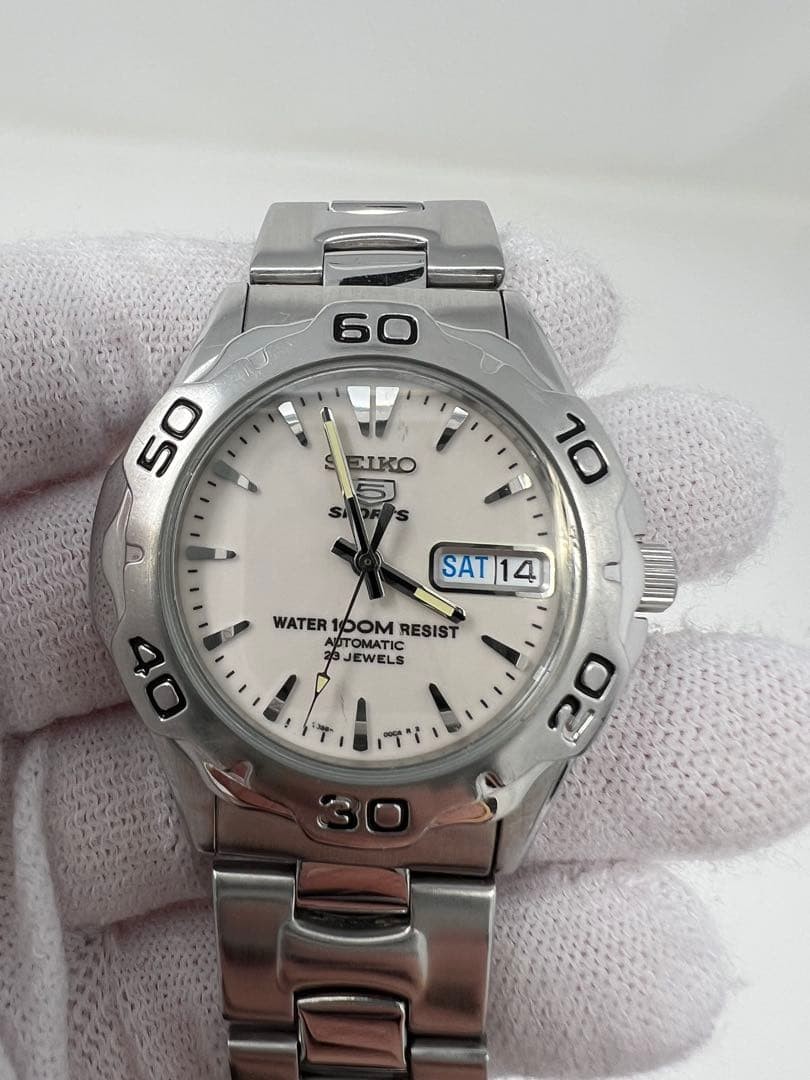 SEIKO 5 SPORTS Automatic See Through Back 23 Jewels From Japan