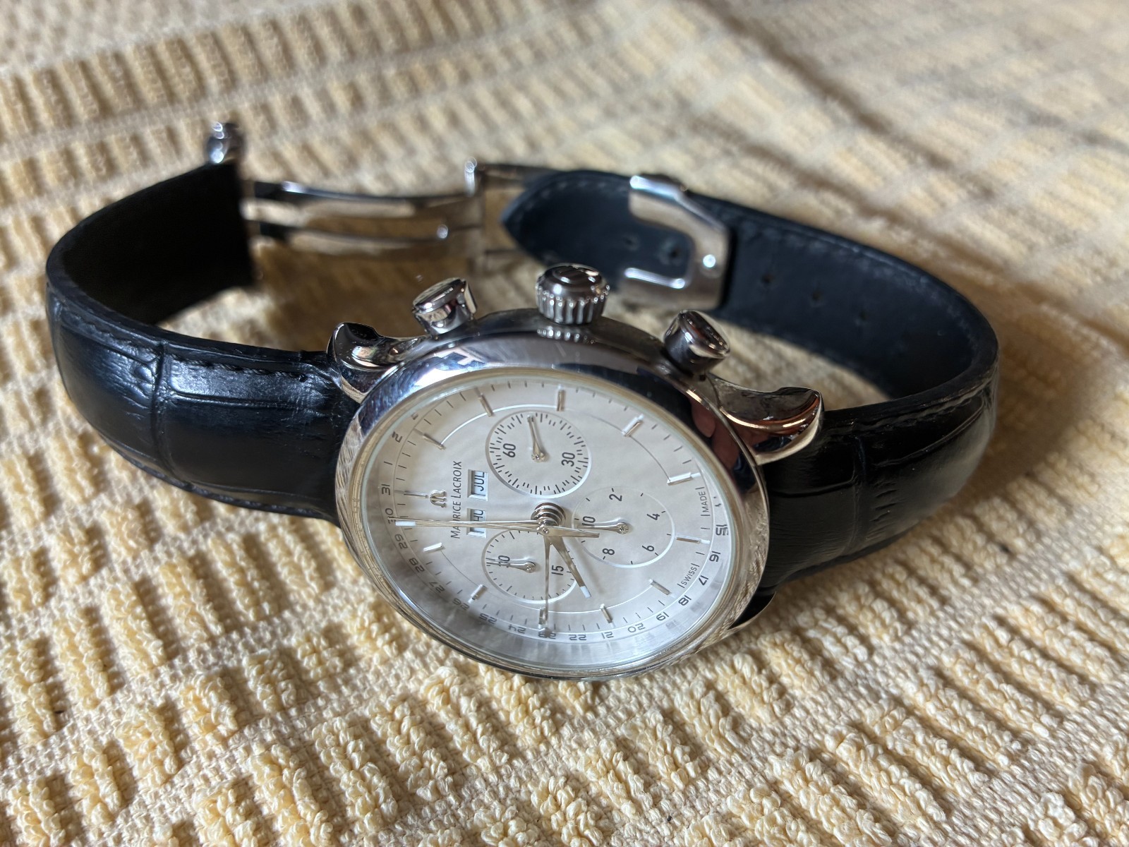 Maurice Lacroix Les Classiques Steel Silver Dial Quartz Watch LC1008-SS001-130
