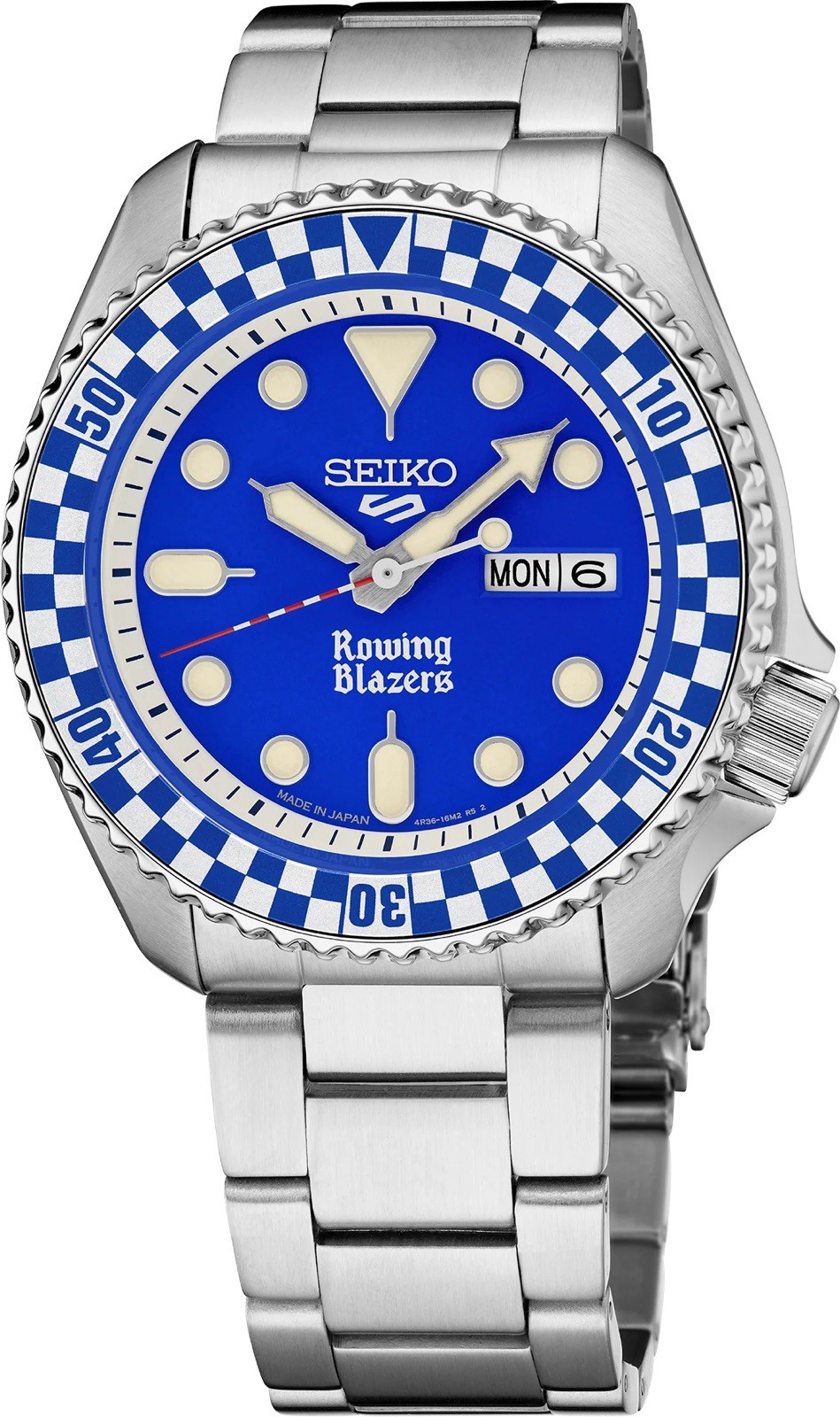 Limited Edition: Seiko 5 X Rowing Blazers X Wind Vintage SRPM19 – Blue 42mm