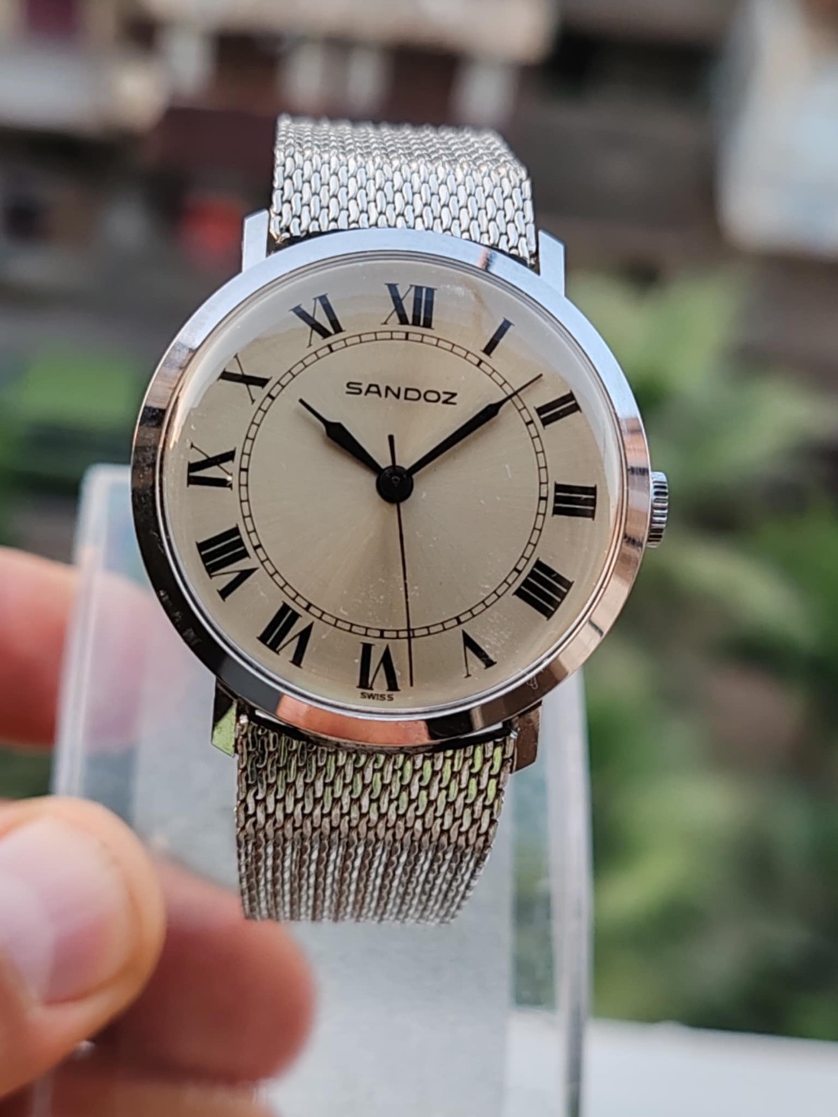 Sandoz Manual winding Rare Dial