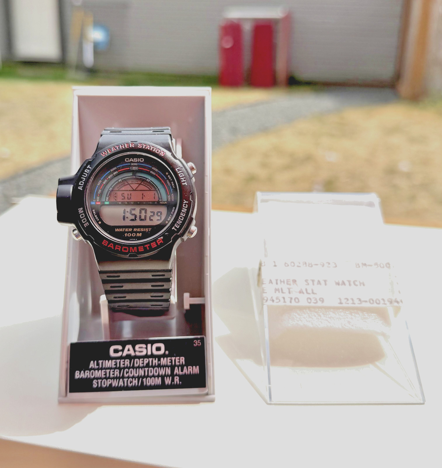Mint Vintage Casio Weather Station Barometer BM-500W Men’s Sports Watch