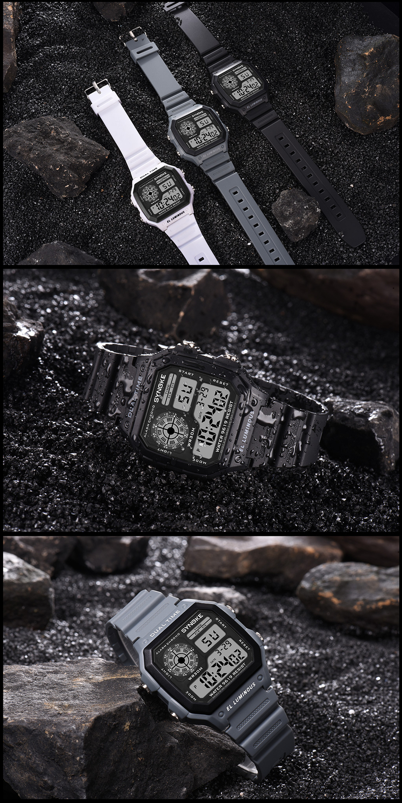 Waterproof Digital Sports Men Women Watch Military Tactical Wristwatch Best Gift