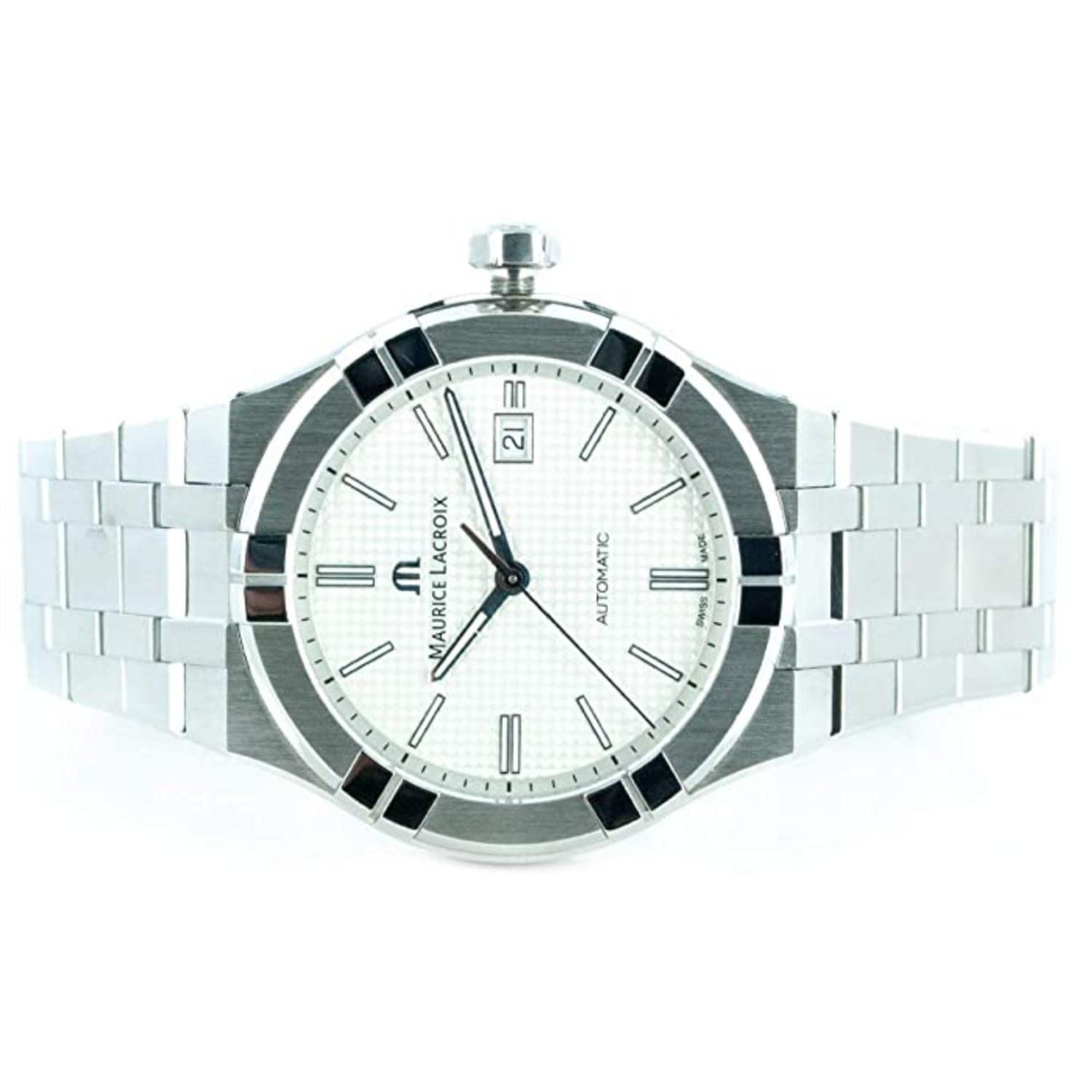 Maurice Lacroix AI6008-SS002-130-1 Men’s Aikon Grey Automatic Watch