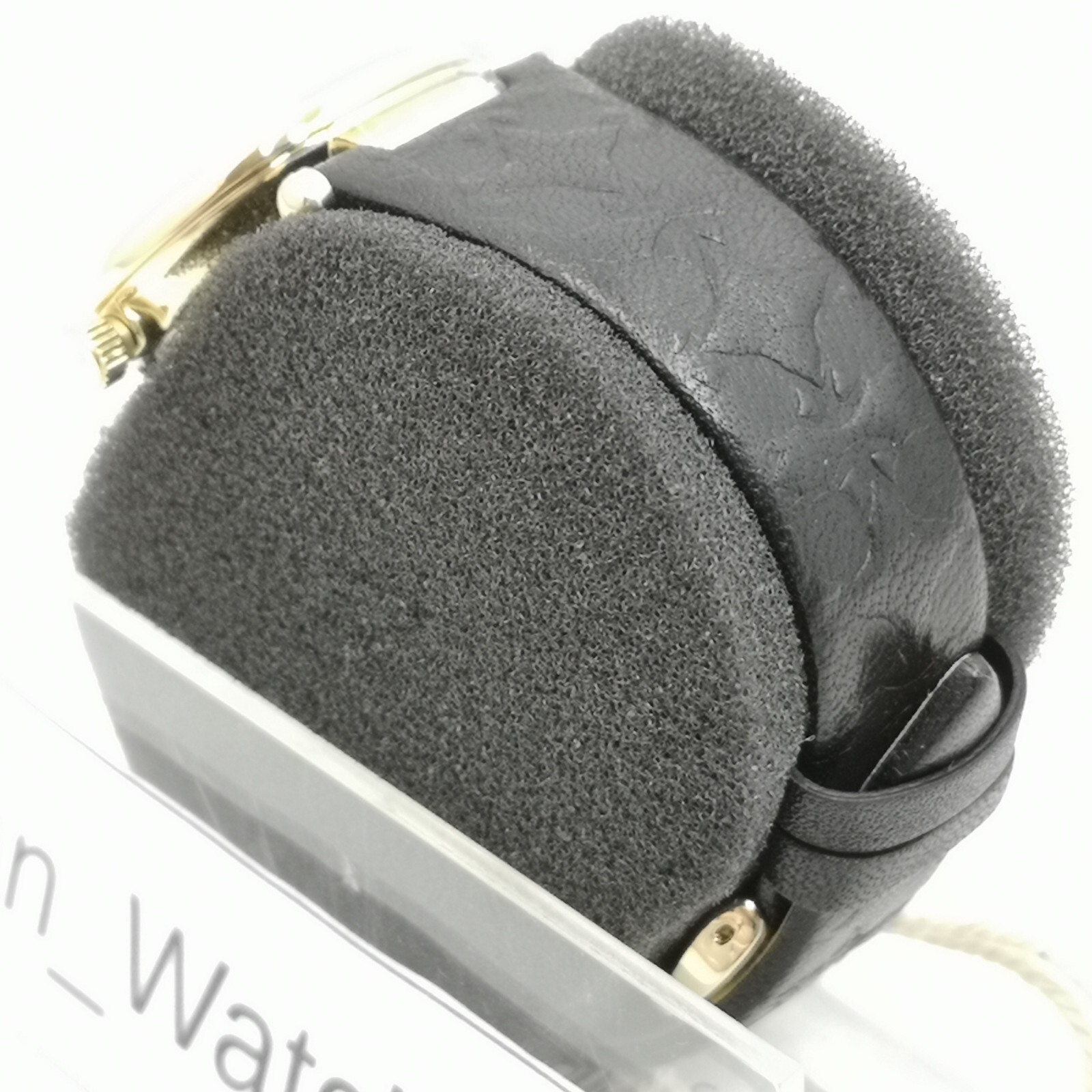 Vivienne Westwood VV006BKGD Black Leather Quartz Women’s Watch New in Box