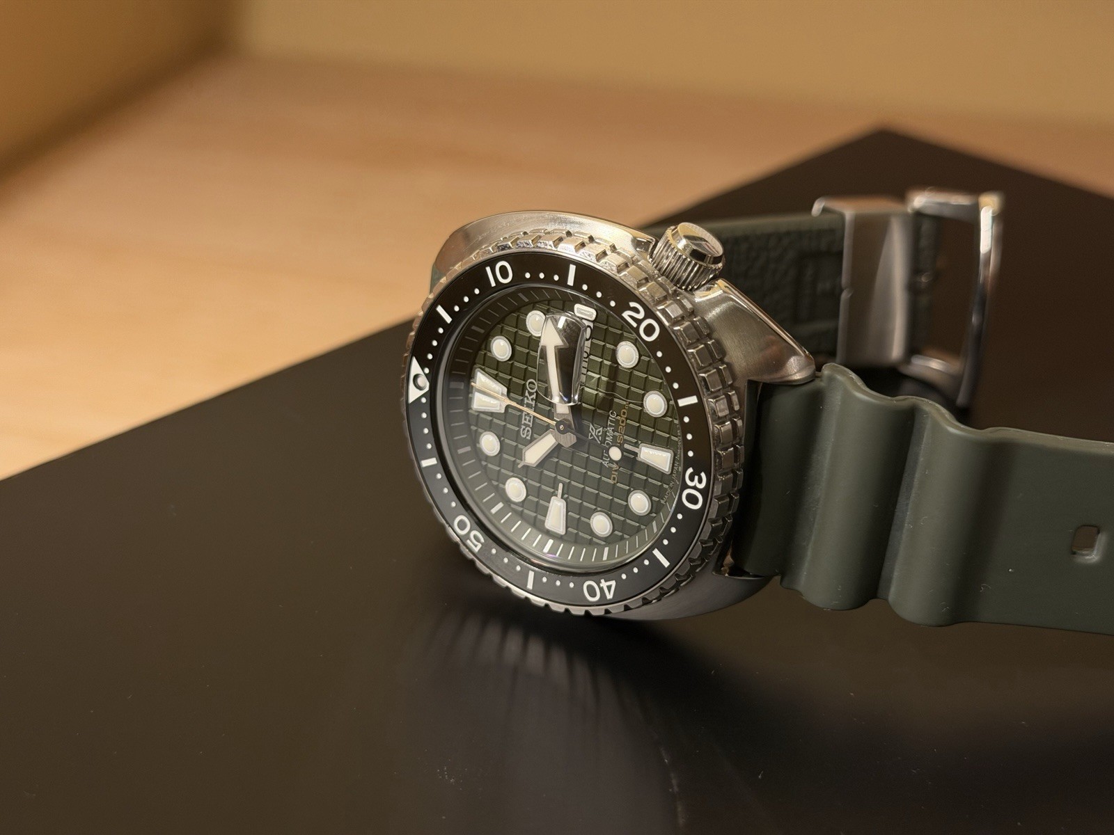 Seiko King Turtle Grenade – SRPE05 Prospex Automatic Diver Full Set Box & Papers