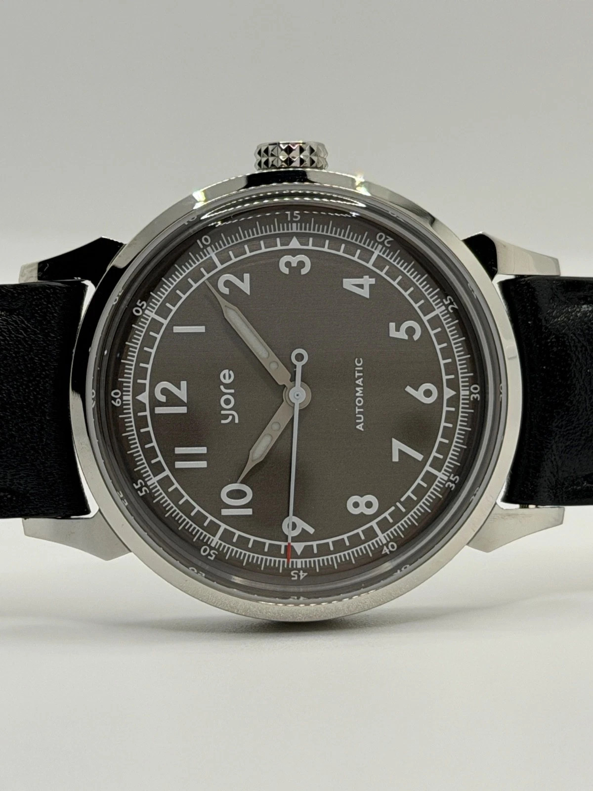 Yore GYRE-0001 Smoke Gray 38mm Watch, Miyota 9039, Full Set, Extra Strap, 2025