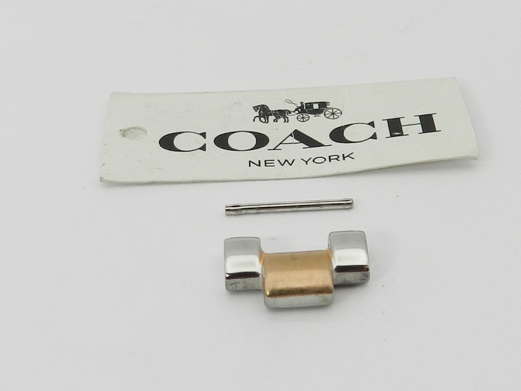 COACH Rose Gold and Silver Tone Link Replacement 14mm