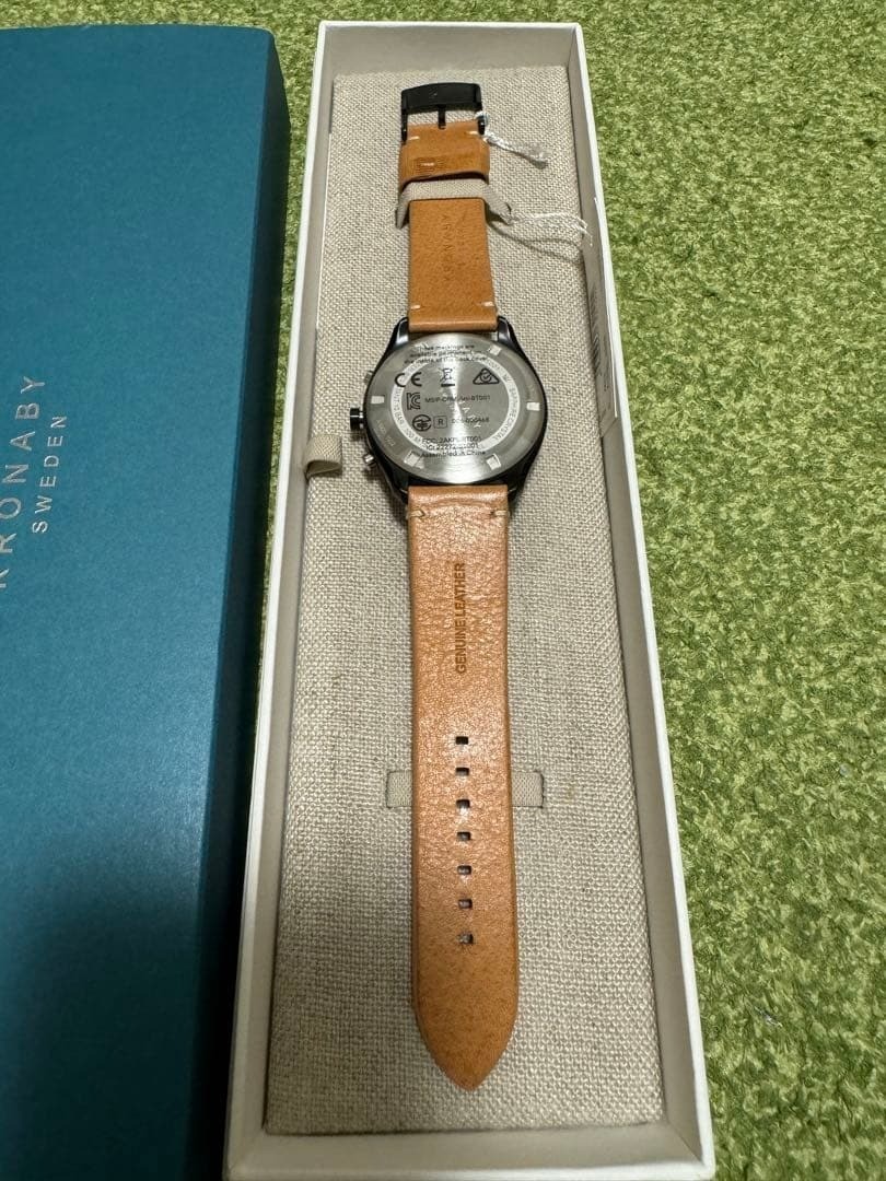KRONABY Sweden Connected Wristwatch Watch A1000-1908 Analog SS w/ Box r#