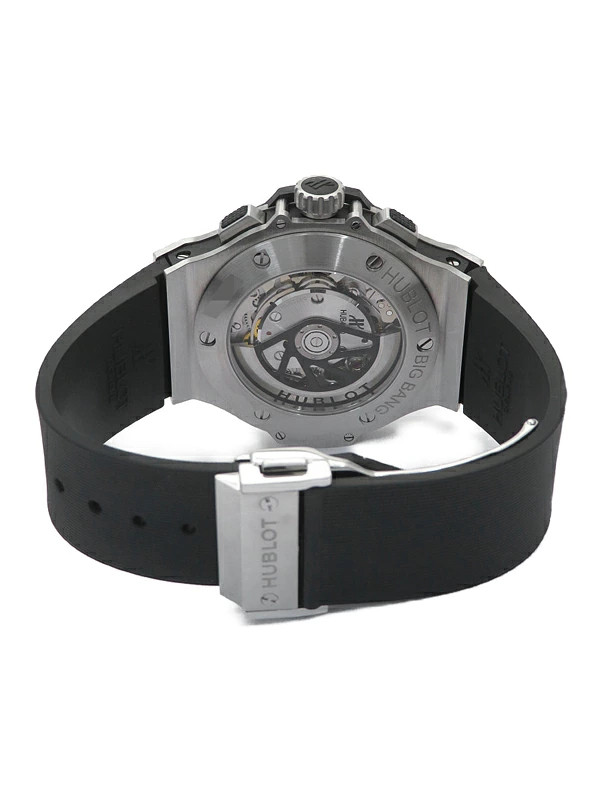 HUBLOT Big Bang Steel Ceramic 301.SM.1770.RX Black Men’s Used Watch #71122