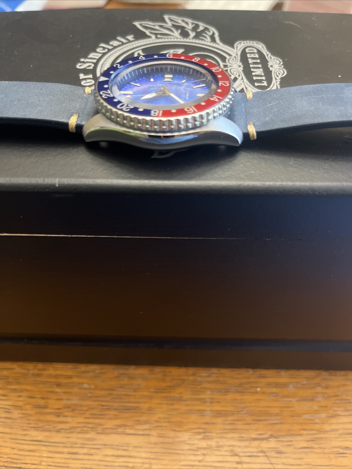 40 MMPepsi Watch GMT Automatic Ceramic Bezel, Sapphire Crystal Screw down Crown
