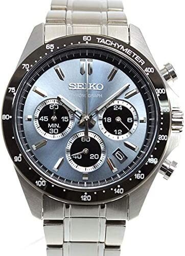 SEIKO Spirit SBTR027 Chronograph Quartz Men’s Watch Stainless Steel Authentic